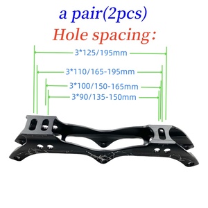 Patin en Ligne Vir Professionnel Cadre Léger Alliage d'Aluminium CNC <span class=keywords><strong>avec</strong></span> Roues en PU pour Slalom et Course de Vitesse - Product Image 3