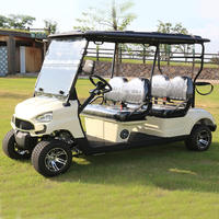 Moteur à courant alternatif électrique du chariot de golf 48v de buggy de golf de siège de l'aéroport chinois 4 avec le mètre professionnel