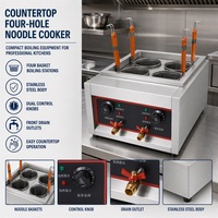 Cuiseur à pâtes automatique professionnel électrique pour restaurants – Station de cuisson pour spaghetti et ramen