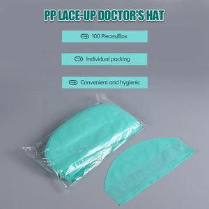 Dùng một lần không dệt SMS SPP y tế bouffant bác sĩ cap đàn hồi dùng một lần phẫu thuật y tá mũ - Product Image 3