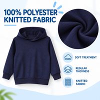 Ensemble sweat-shirt à capuche et pantalon à manches longues pour enfants, couleur unie, pull décontracté pour l'automne et l'hiver