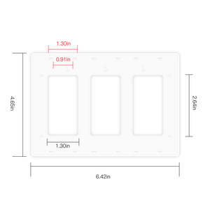 Interruptor de Pared Minimalista de 4 Vías con Control Táctil Wi-Fi IP20 10A 230V de YuHe Group, Compatible con Alexa, Google Assistant y Smart Life - Product Image 6