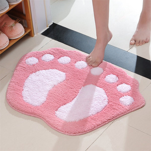 RTS Non Slip Big Foot Toilet Mat Area Rugs Carpet <b>Doormat</b> Floor Mat Absorbent Mats Bathroom Rugs - Product Image 6