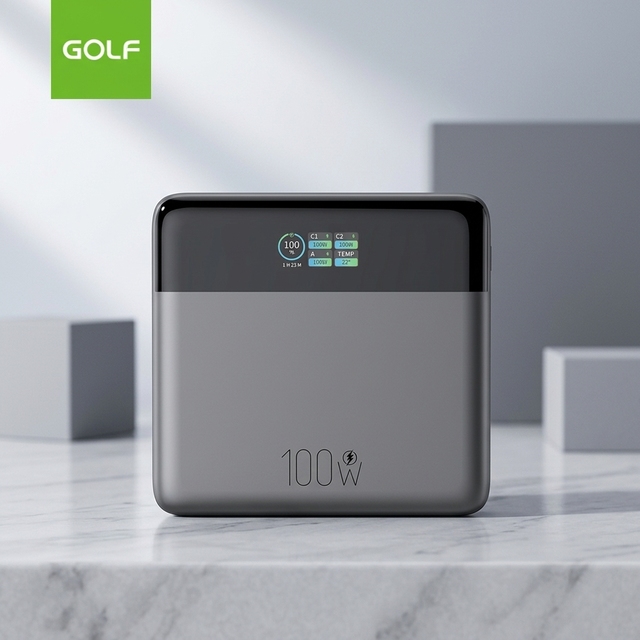PD 100W Fast Charging Wholesale Lithium Battery Charger O E M Universal Power Station TFT Display Electronic Power Bank 20000mAh