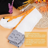 Chaussettes hautes pour femmes, motif pattes de poulet, amusantes, fantaisie, originales, pour filles