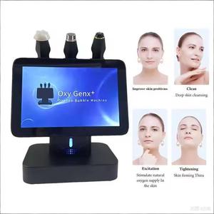 เครื่องทำทรีทเมนต์หน้าด้วยออกซิเจนความถี่สูงแบบสามในหนึ่งเดียว รุ่นขายดีที่สุด พร้อมแปรงขัดผิวแบบไฮดรอลิกสำหรับทำความสะอาดล้ำลึก - Product Image 2