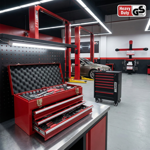 Juego de Herramientas de Reparación de Automóviles GATmatic de Alta Resistencia, 92 Piezas, Juego de Llaves de Tubo de Acero Cr-Mo Profesional para Garaje - Product Image 4