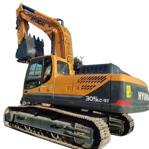 Excavadora de cadenas Hyundai usada 305LC-9T de 30 toneladas con cucharón de 1.5m y 198 kW de potencia, a la venta desde Corea - Product Image 1