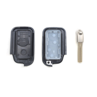 Coque de clé de télécommande intelligente de haute qualité à 4 boutons pour véhicules Lexus