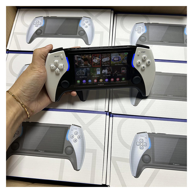 Portable Project X Handheld Game Console Retro Video Game Console 4.3" Screen Rechargeable Battery HDTV Support 15000 Models