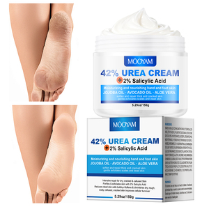 <span class=keywords><strong>Crema</strong></span> all'Urea MOOYAM 42% + Acido Salicilico 2% <span class=keywords><strong>per</strong></span> Talloni Screpolati, Rimozione Calli e Pelle Morta, <span class=keywords><strong>Crema</strong></span> Idratante e Nutriente - Product Image 1