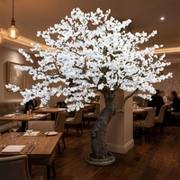 Arbre à fleurs de cerisier artificiel personnalisable de grande taille, arbre à fleurs de cerisier OEM, fleurs de cerisier pour la décoration intérieure et extérieure, mariage, restaurant