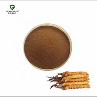 Extrait de Cordyceps Militaris, Cordycepine 1%, Poudre de Composé Bioactif Naturel, Qualité Alimentaire, pour Complément Alimentaire