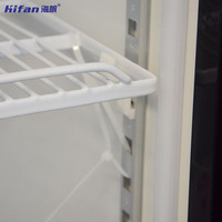 Réfrigérateur commercial vitrine 220V pour supermarché, refroidisseur 0~10°C ℃   Équipement de réfrigération vertical avec porte vitrée pour boissons