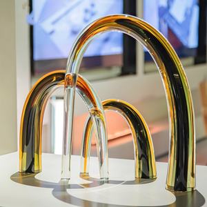 Scultura in Cristallo di Vetro Colorato Trasparente a Forma di Stella di Diamante, Ornamenti Moderni Europei per Arredamento Casa, Decorazioni <span class=keywords><strong>da</strong></span> <span class=keywords><strong>Tavolo</strong></span> Artigianali - Product Image 4