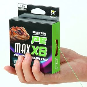 DINGZHUN Ligne <span class=keywords><strong>de</strong></span> pêche tressée flottante durable 8x 100m pour lac/ruisseau/rivière, résistante à l'usure, conception 8 brins, haute ténacité - Product Image 3