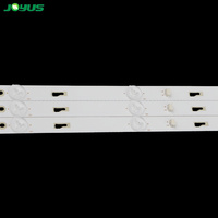 Bandes de rétroéclairage LED JY-163 43D2700 avec lentille acrylique pour téléviseur 43 pouces, synchronisation 43HR332M07A0 V2 LC430DUY-SHA1 43A9000 755mm 7 LED 3v