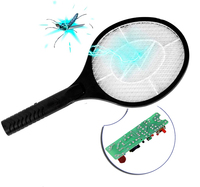 Nouvelle Idée de Produit Tapette à Moustiques Circuit Imprimé Tueur de Moustiques Raquette Tapette à Moustique