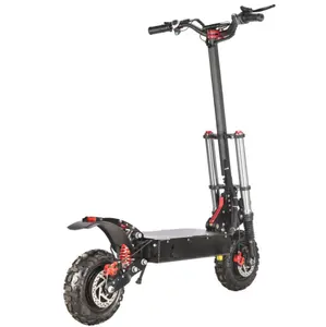 卸売 eスクーターデュアルポール-大人用11インチ2輪単極ダブルドライブワイドタイヤ電動スクーター