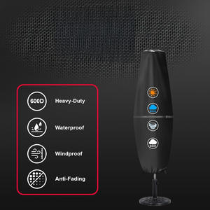 Housse de parasol d'extérieur ZettumZettum en tissu Oxford 600D, imperméable, coupe-vent, avec fermeture à cordon pour parasols de patio de 8 à 11 pieds - Product Image 1