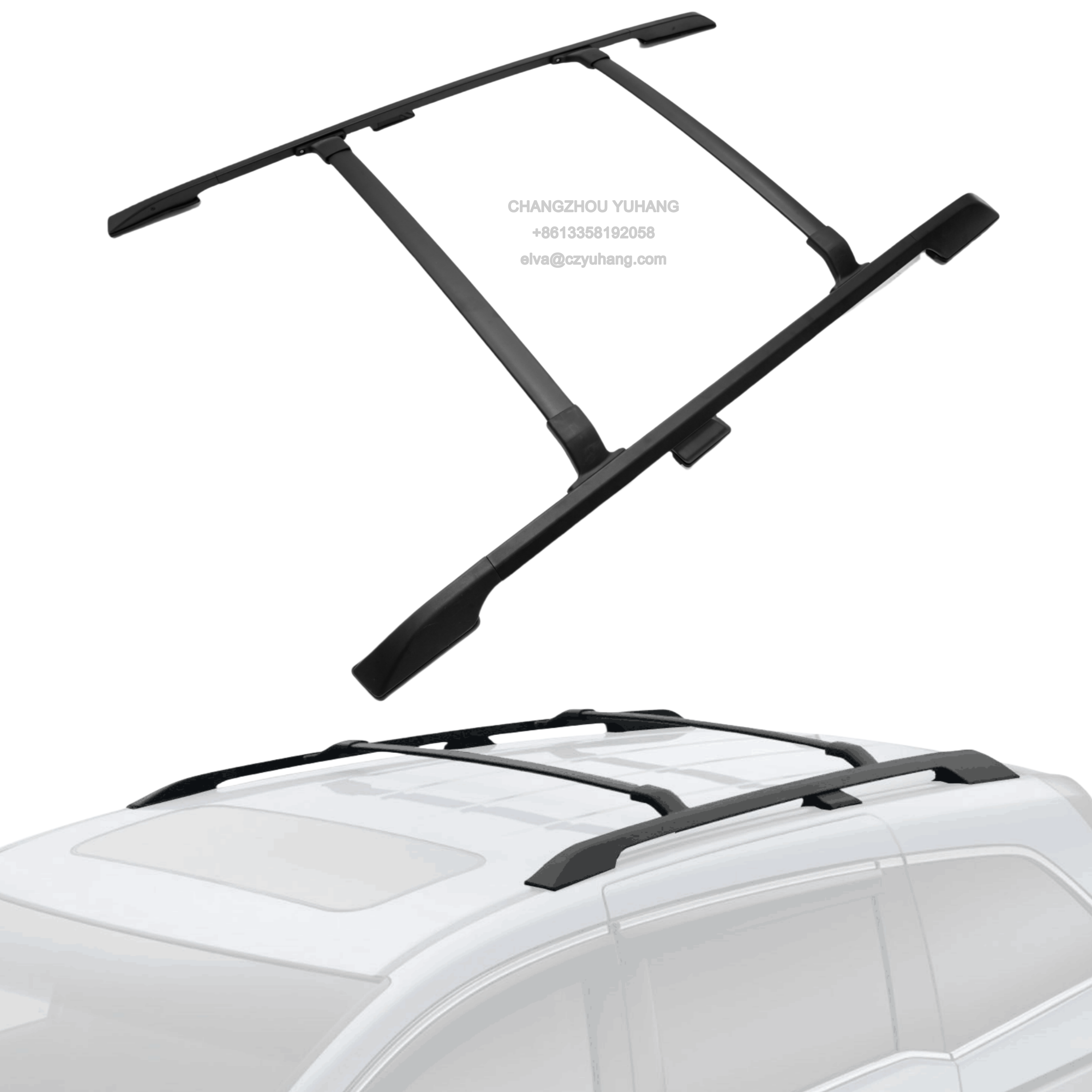 48” Aluminum Roof Rack Cross Bars For Honda Accord – 68KG Capacity, Adjustable & Removable