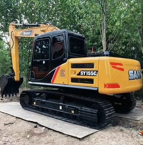 Excavatrice SANY SY155 d'occasion, 15 tonnes, SANY 155, pelle sur chenilles - <span class=keywords><strong>Peinture</strong></span> d'origine, faible nombre d'heures, matériel de construction d'occasion à vendre - Product Image 1