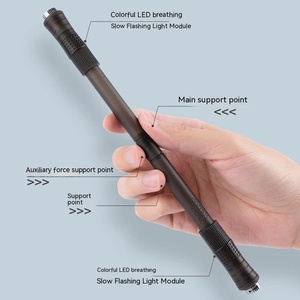Tiebro Luminous Spinning Pen, Juguete Antiestrés para Adultos, Spinner de Mano de Metal Duradero, Antideslizante, Regalo para Niños - Product Image 3