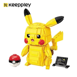 Keeply lớn Pikachu khối xây dựng tuyệt vời quy mô <span class=keywords><strong>1</strong></span>:2 Pokemon figurine cao khó khăn lắp ráp Pokemon - Product Image 4