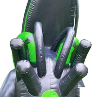 Costume gonflable en PVC épaissi, tête de Xenomorph, costume de monstre gonflable pour adulte, costume de cosplay pour Halloween, mascotte de fête