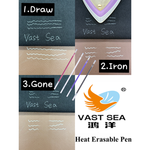 Vast Sea - Juego de 10 Bolígrafos de Tinta Borrable con Calor, de Alta Temperatura, en Negro, Azul, Rojo y Blanco, para Marcar Plástico, Cuero y Tela - Product Image 5