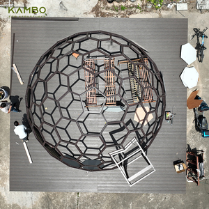 Direct Factory Supply Outdoor Transparent Glass <strong>Dome</strong> <strong>Tent</strong> <strong>4M</strong> 5M 6M Sizes for Cafe Shops Restaurants Bubble Houses Product - Product Image 1