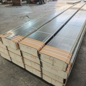 Panneau sandwich en polyuréthane PU pour mur extérieur moderne, résistant à l'eau et au feu, écologique - Product Image 4