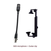 Microphone sans fil pour guitare acoustique B05, réduction de bruit, instrument de musique pour jouer de la pipa avec clip