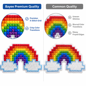 Patch brodé personnalisé 3D écologique en forme d'arc-en-ciel, à thermocoller pour vêtements, chapeaux et sacs - Product Image 2