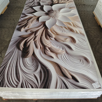 Décoration intérieure haut de gamme, panneau mural en marbre 3D