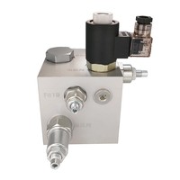 Bloque de Válvulas Hidráulicas, Colector Hidráulico, Válvula Solenoide, Estructura de Purga, Doble Bloque, Piezas de Lubricación