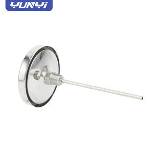 Thermomètre bimétallique avec jauge de température RTD, cadran à double échelle industriel, boîtier en acier inoxydable, pour CVC et tuyauterie de process - Product Image 5