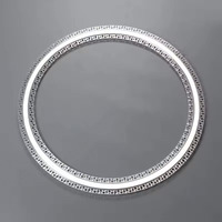 Canal d'extrusion de profilés en aluminium pliable à LED pour cloisons sèches avec diffuseur Plâtre intégré Forme incurvée flexible pour plafond