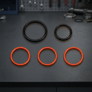 O-Ring <b>Sealing</b> Component <b>Black</b> and Red Rubber 63MM for Engine Applications - Product Image 1