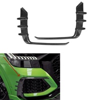 Kits de carrosserie en fibre de carbone sèche style UB pour Audi RSQ8 2021-2023 : Lame avant, jupes latérales, aileron arrière et canards arrière
