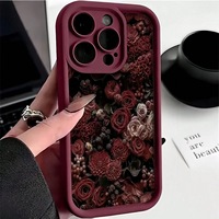 Coque de téléphone personnalisée motif marguerite couleur bonbon pour iPhone 17 16 15 14 Plus Pro Max 11 XR XS Max – Motifs floraux, coque arrière souple en TPU