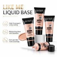 Fond de Teint Liquide Flower Secret 35g - 4 Teintes pour Tous Types de Peau - Usine Professionnelle OEM/ODM pour Femmes