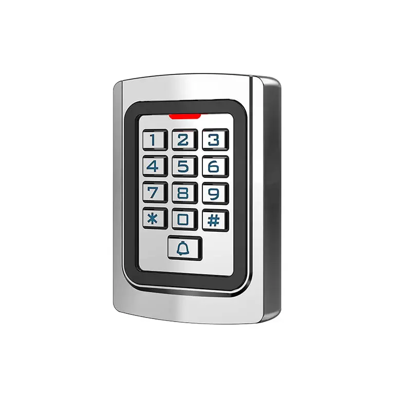 Metal Case IP65 Waterproof RFID EM Card Door Access Control Reader With Keypad Standalone Smart Card Door Lock