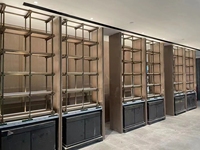 Armoire personnalisée en métal acier inoxydable