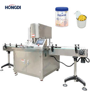 Machine de scellage de canettes semi-automatique pour l'emballage de produits industriels, de lubrifiants chimiques et de boissons, compatible avec les barils en aluminium - Product Image 1