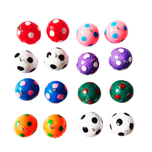 Pendentifs de football simulés Miaoy, accessoires en résine, porte-clés faits main DIY, sacs à <span class=keywords><strong>dos</strong></span>, boucles d'oreilles, colliers, DIY - Product Image 2