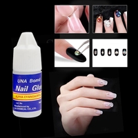Colle à ongles forte pour faux ongles, colle adhésive à séchage rapide pour ongles à pression, fournitures de manucure pour Salon de beauté, 5 pièces/ensemble