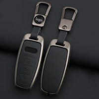 Casing kunci mobil logam campuran seng dekorasi Styling untuk audi A5 2015 2016 2017 2018 2019 2020 2021 2022 2023 2024 2025
