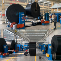 Bande transporteuse en caoutchouc/nylon à prix d'usine avec tissu EP100-EP400 pour applications en centrales à charbon et restaurants
