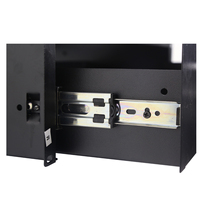 Tiroir de rack de serveur 19 pouces 2U 3U, armoire de rangement profonde verrouillable, profil de montage compatible, acier SPCC, certifié CE, IP20